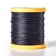 Round Waxed Polyester Cord(YC-E004-0.65mm-N621)-1
