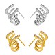 Crystal Rhinestone Claw Stud Earrings(JE919A)-1
