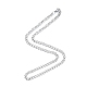 Men's 201 Stainless Steel Cuban Link Chain Necklace(NJEW-N050-A06-7-60P)-3