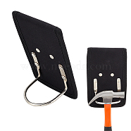 Oxford Cloth Hammer Holder, Waist Hanging Iron Tool Hook, Hatchet & Hammer Tool Holster, Black, 183x120x77.5mm(AJEW-WH0014-82)