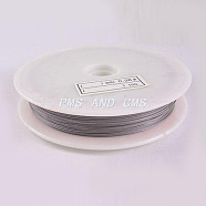 1Roll Original Color(Raw), Tiger Tail Wire, Nylon-coated Stainless Steel, Raw, Size: about 1.0mm in diameter, about 10m/roll(X-TWIR-15R1.0MM-1)