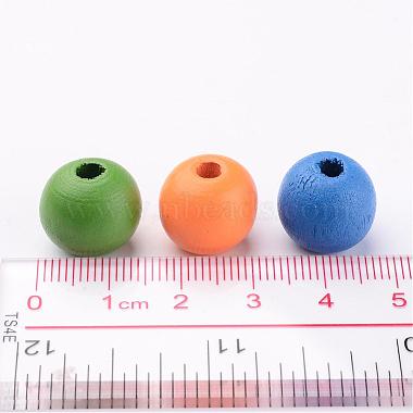 Dyed Natural Wood Beads(X-WOOD-R249-045)-4