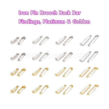 Iron Pin Brooch Back Bar Findings(IFIN-YW0001-02)-2