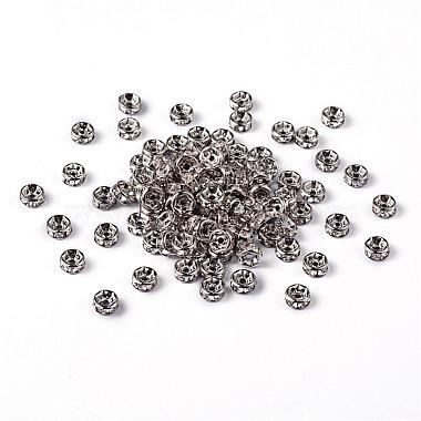 Perles séparateurs en laiton avec strass(RB-A014-Z6mm-01P-NF)-4