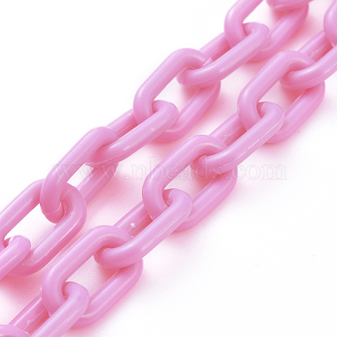 Personalized ABS Plastic Cable Chain Necklaces(NJEW-JN02849-02)-3