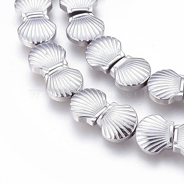 Electroplated Non-magnetic Synthetic Hematite Beads Strands(G-P392-L03)-2