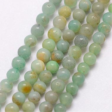 3mm Round Amazonite Beads