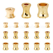 Elite 18Pcs 3 Style Brass Beads, Long-Lasting Plated, Vase & Column, Real 18K Gold Plated, 6pcs/style(KK-PH0002-46)