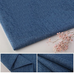 Polyester Imitation Linen Fabric, Sofa Cover, Garment Accessories, Rectangle, Teal, 29~30x19~20x0.09cm(DIY-WH0199-16N)