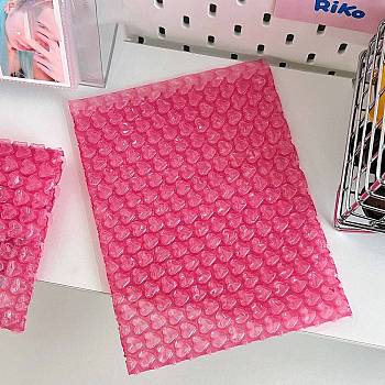 Rectangle Self Seal Bubble Mailers, Waterproof Padded Envelope Packaging, for Jewelry Makeup Supplies, Hot Pink, 20.5x15.5cm
