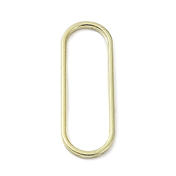 Rack Plating Alloy Linking Rings, Oval Ring, Golden, 31x11x1.5mm, Inner Diameter: 28.5x8mm