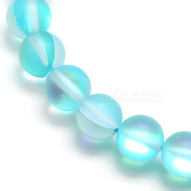 Synthetic Moonstone Beads Strands(X-G-F142-6mm-03)-3