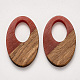 Resin & Walnut Wood Pendants(X-RESI-S384-001A-A03)-1
