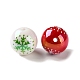 Christmas UV Plating Opaque Acrylic Beads(AC-CBAA26B-16)-2