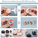 14Pcs 14 Styles Dyed Wood Brooch Cabochon Settings(FIND-OC0003-20)-3