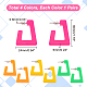 Elite 4 Pairs 4 Colors Acrylic Trapezoid Stud Earrings with 304 Stainless Steel Pins(EJEW-PH0001-14)-2