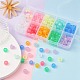 200Pcs 10 Colors Transparent & Luminous Plastic Beads(KY-YW0001-50)-5