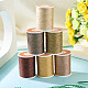 6Rollen 6 Farben Polyester-Metallic-Garn(OCOR-TA0002-82B)-5
