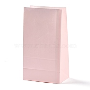 Rectangle Kraft Paper Bags, None Handles, Gift Bags, Pink, 13x8x24cm(CARB-K002-01B-01)