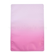 Two Tone Rectangle Plastic Zip Lock Gift Bags, Resealable Bags, Hot Pink, 20x14x0.014cm, Unilateral Thickness: 2.5 Mil(0.065mm)
(OPP-C003-01E-03)