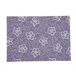Paper Envelope Flower Pattern, Purple, 176x124.5x0.4mm(DIY-WH0148-15G)
