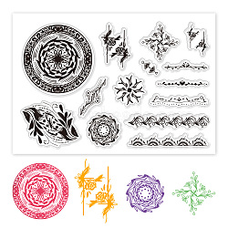 Custom Summer Theme PVC Plastic Clear Stamps, for DIY Scrapbooking, Photo Album Decorative, Cards Making, Mixed Shapes, 160x110mm(DIY-WH0631-0340)