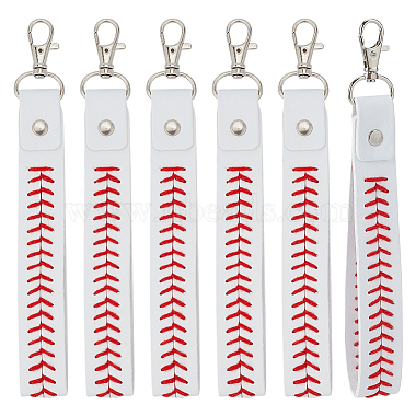 12pcs d&eacute;corations de pendentif en similicuir(KEYC-DR0001-19B)-1
