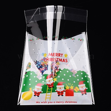 Sacs de cellophane rectangle OPP pour Noël(OPC-L001-29)-2