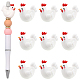 8Pcs Independence Day Theme Silicone Beads(SIL-YW0002-39)-1