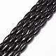 Natural Black Onyx Beads Strands(G-P161-28-16x6mm)-1
