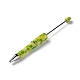 пластиковые ручки из бисера с узором клевера(AJEW-P115-01A)-2