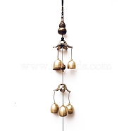 Alloy Wind Chimes, Pendant Decorations, with Bell Charms, Vegetables, 560mm(WICH-PW0001-10F)