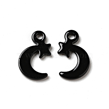 Black Moon 201 Stainless Steel Charms