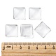 Transparent Glass Square Cabochons(X-GGLA-S022-15mm)-5