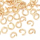 Messing Open Ringe springen(KK-G604-08G-15)-1