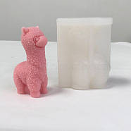 Alpaca Candle Silicone Molds, For Scented Candle Making, Alpaca, 7.5x5x10cm(DIY-L072-007)