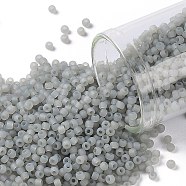 TOHO Round Seed Beads, Japanese Seed Beads, Frosted, (150F) Ceylon Frost Smoke, 11/0, 2.2mm, Hole: 0.8mm, about 1110pcs/10g(X-SEED-TR11-0150F)