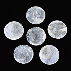 Flat Round Capiz Shell Beads, No Hole, 60x1mm(SSHEL-R035-13-A)