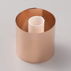 Copper Sheet Rolls, Raw(Unplated), 100x5x0.005cm(AJEW-WH20009-17)