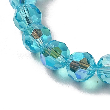 plaquent verre transparent perles brins(EGLA-A035-T8mm-L08)-3