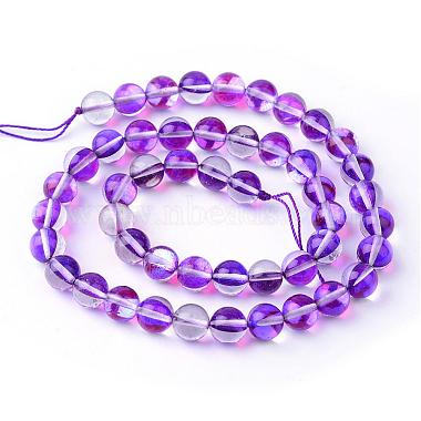 Synthetic Moonstone Beads Strands(G-R375-8mm-B09)-2