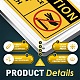уф-защищенный и водонепроницаемый алюминиевый предупреждающие знаки(AJEW-WH0111-K09)-6