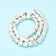 Electroplated Natural Lava Rock Beads Strands(G-G984-09S)-3