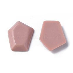 Opaque Acrylic Cabochons, Pentagon, Pale Violet Red, 23.5x18x4mm, about 450pcs/500g(MACR-S373-142-A14)