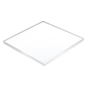 4Pcs Acrylic Board, Square, Clear, 100x100x6mm, 4pcs