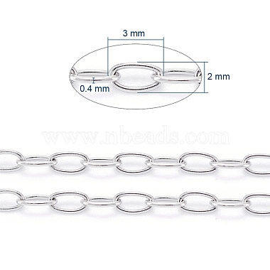 chaînes de câbles en acier inoxydable résistantes au ternissement 304(CHS-L024-013B)-3