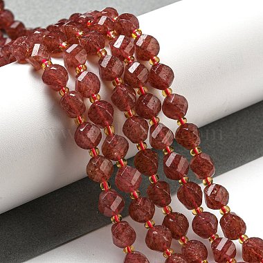 Natural Strawberry Quartz Beads Strands(G-M443-B04-02)-2