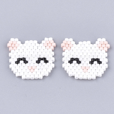 Handmade Kitten Japanese Seed Beads(SEED-T002-37A)-2