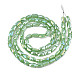 Electroplate Opaque Solid Color Glass Beads Strands(EGLA-N002-25-A03)-2