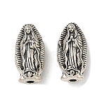 Religion Alloy Beads, Goddess, Antique Silver, 13x6x5mm, Hole: 1.2mm, about 1000pcs/1000g(FIND-E051-14AS-01)